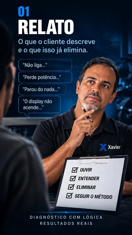 Etapa 01 do metodo Xavier: Relato
